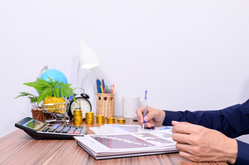 Midsection Woman Using Laptop Table Against White Background 1048944 5479463